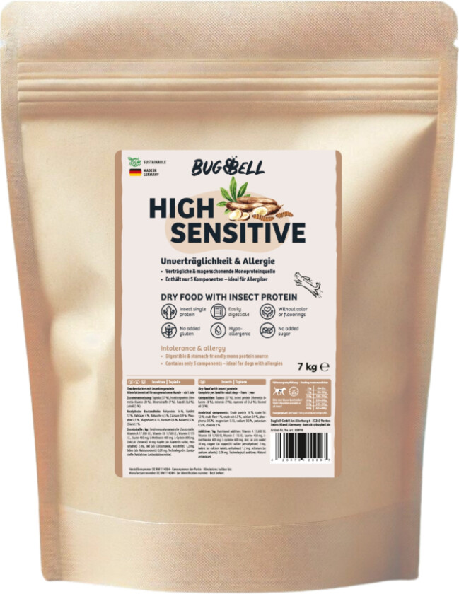 Brun High Sensitive - Økonomipakke 4 x 7 kg