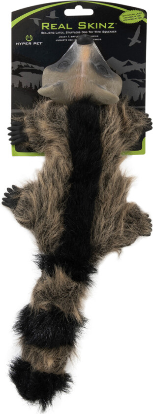 Real Skinz vaskebjørn - ca. L 40 x B 10 x H 8 cm