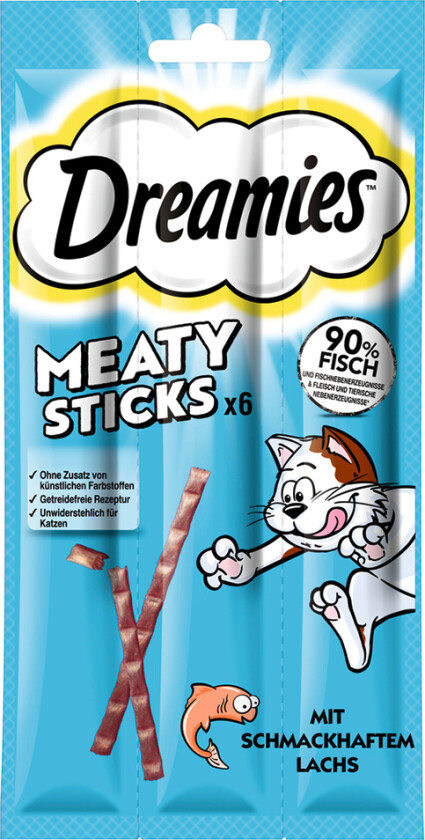 Meaty Sticks - Laks (6 x 5 g)