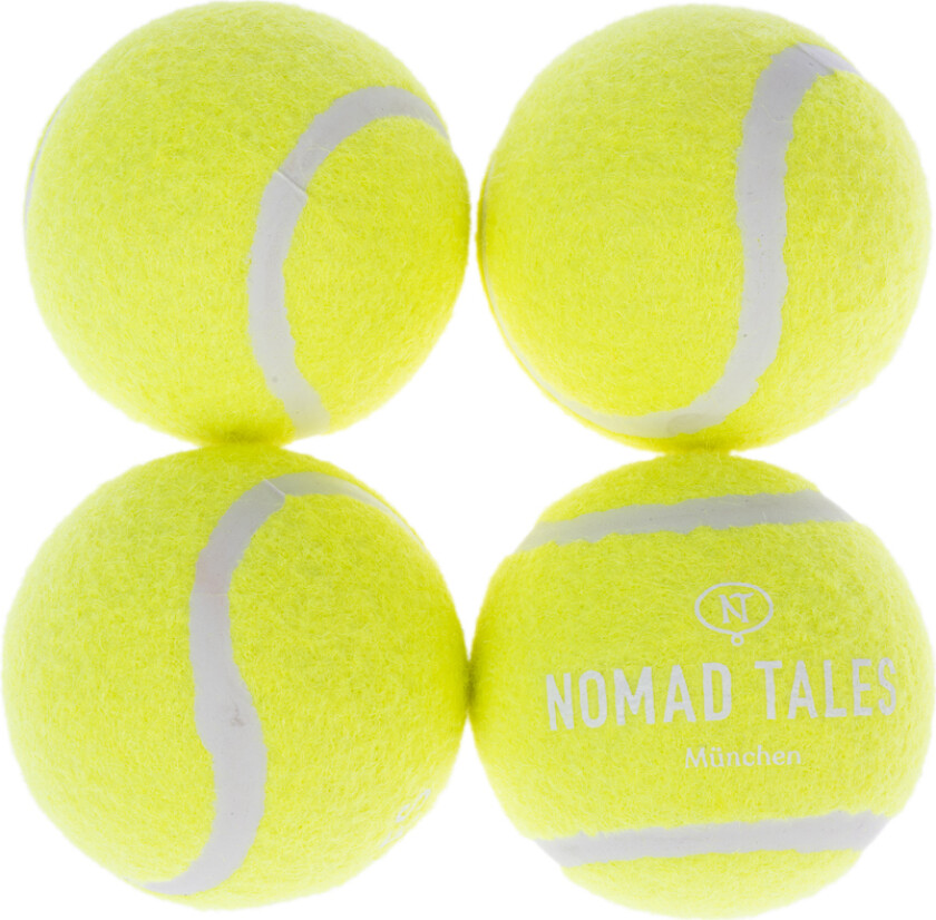 tennisballsett - sett med 4 stk, Ø 6,3 cm