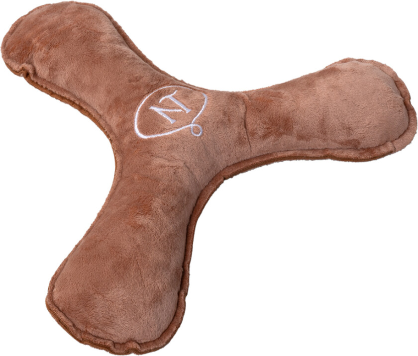 Blush Plysj Boomerang - Rosa: L 30 x B 30 x H 5 cm