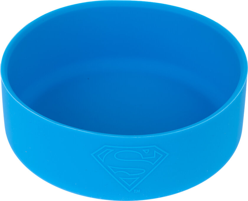 DC Superman silikonskål - 600 ml, Ø 14 cm