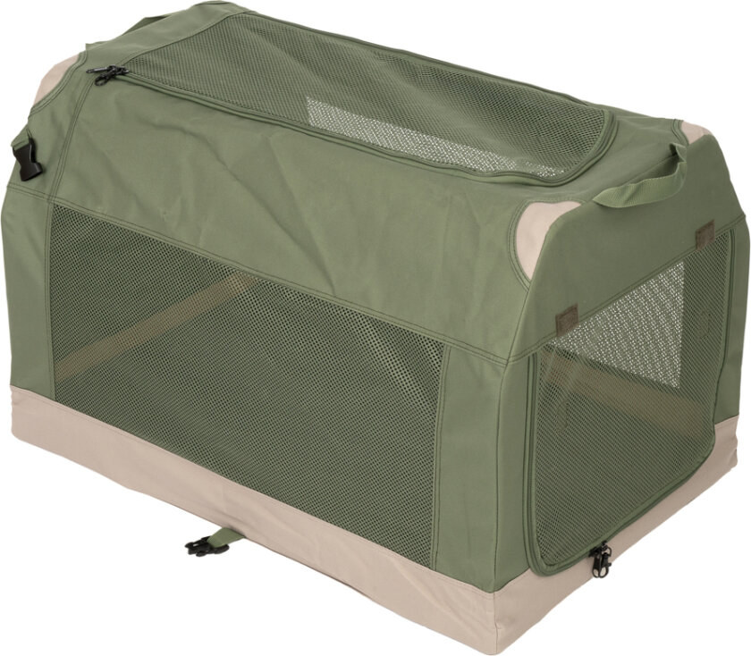 zooplus Basics sammenleggbart hundebur - Størrelse M: B 50,5 x D 76 x H 48 cm