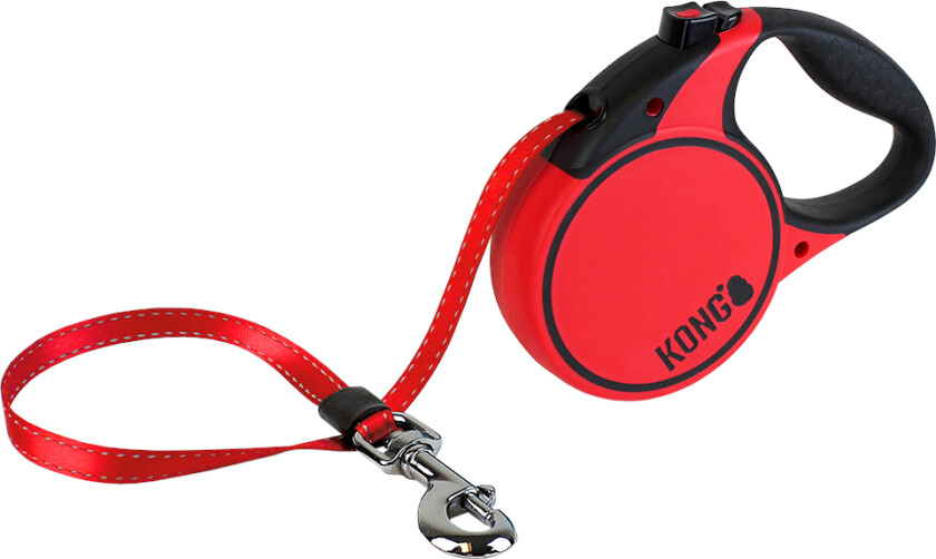 KONG Terrain Flexibånd rød - Størrelse L: opptil 50 kg, bånd-lengde ca. 5 m