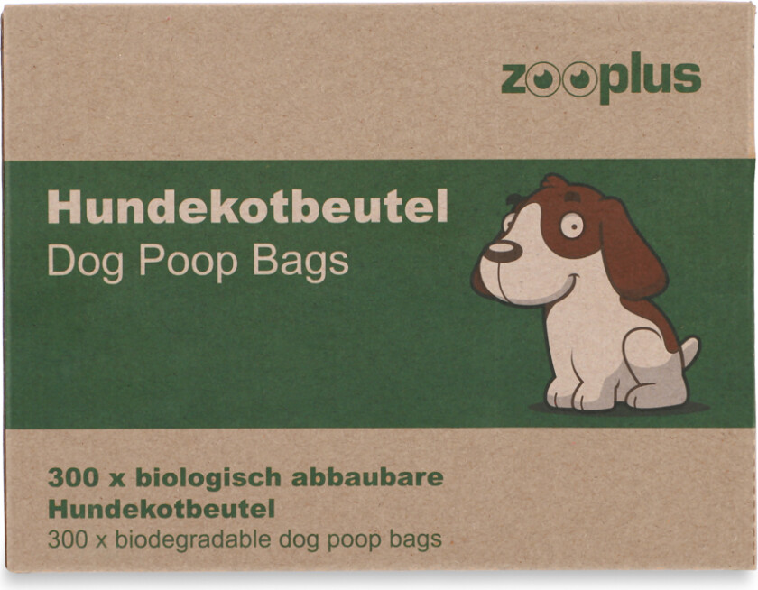 Biologisk nedbrytbar hundeavfallspose - 20 Rollen à 15 Beutel (300 Beutel)