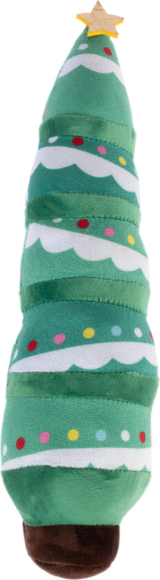 hundeleketøy plysj-juletre - Ø 8 x L 31 cm