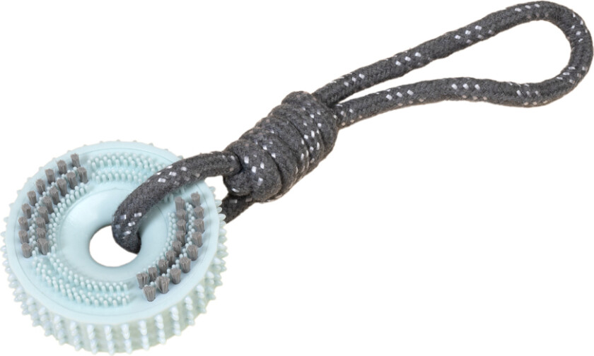 tyggeleke med tau og nupper - ca. L 30 x B 9 x H 4 cm