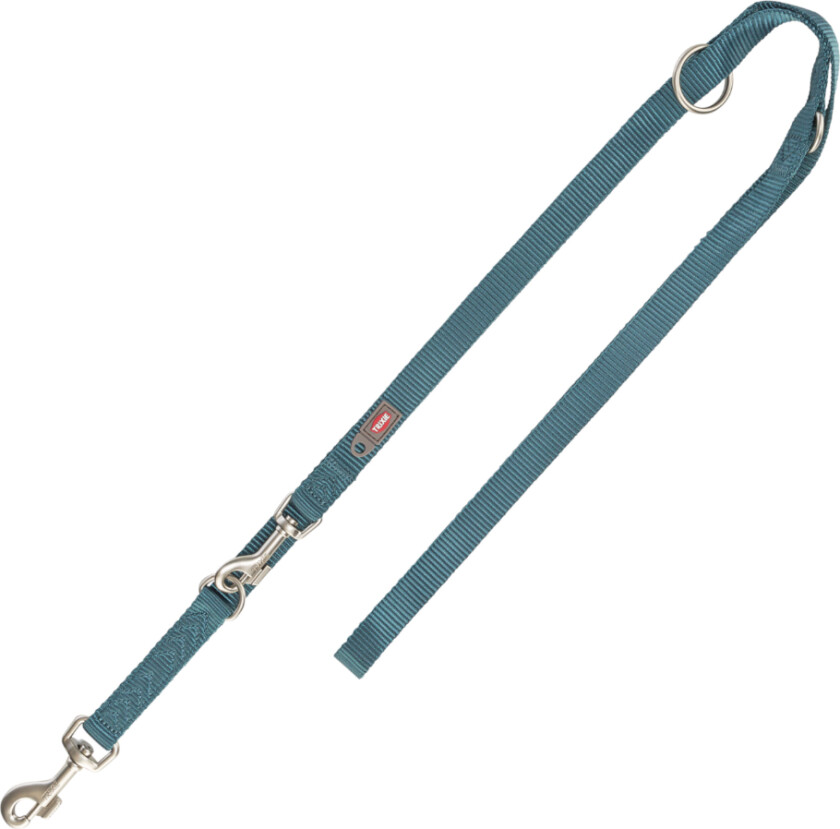 Trixie Premium hundebånd, petrol - Størrelse M - L: 200 cm lang, 20 mm bred