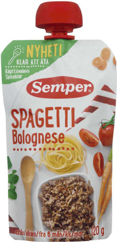 Spaghetti Bolognes 6mnd 120g