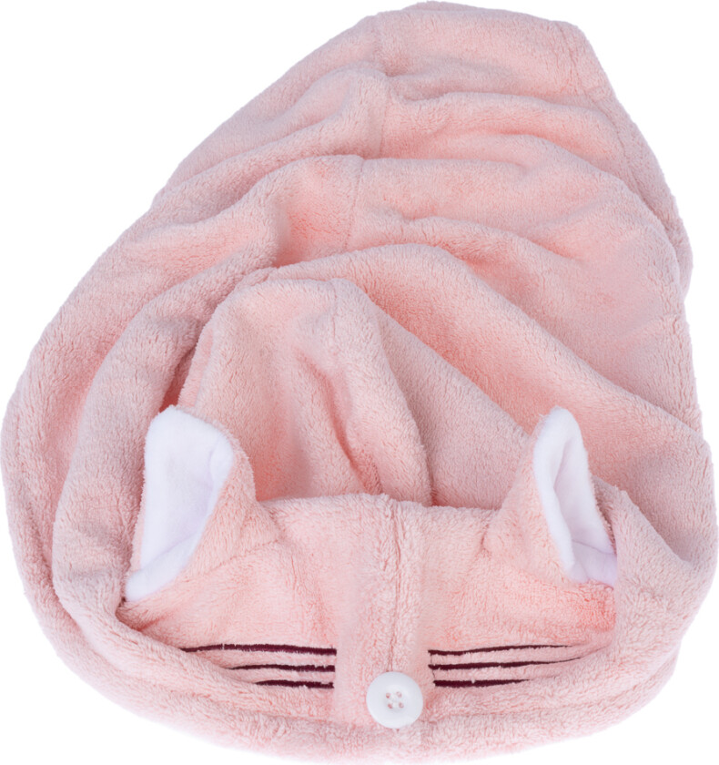 "Kitty" hårhåndkle - 1 stk