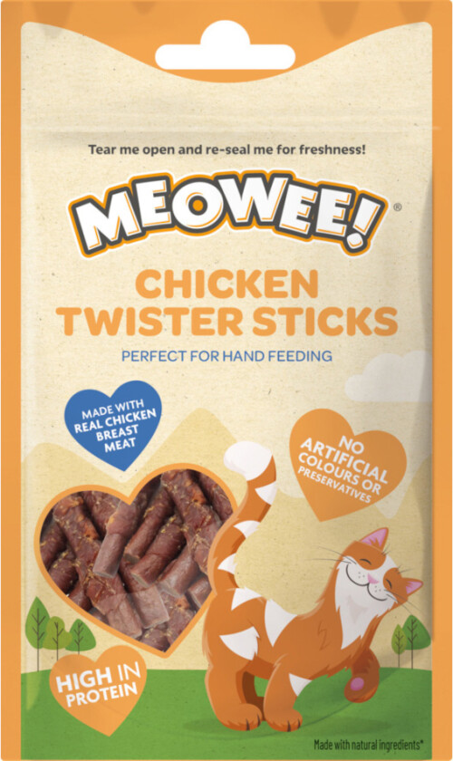Kylling Twister Sticks - 31 g