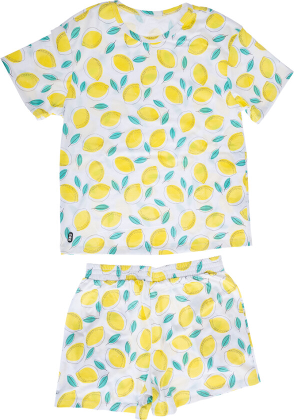 Pet & Parent pyjamas i partnerlook, sitron - Pyjamas for hundeforeldre: Størrelse S