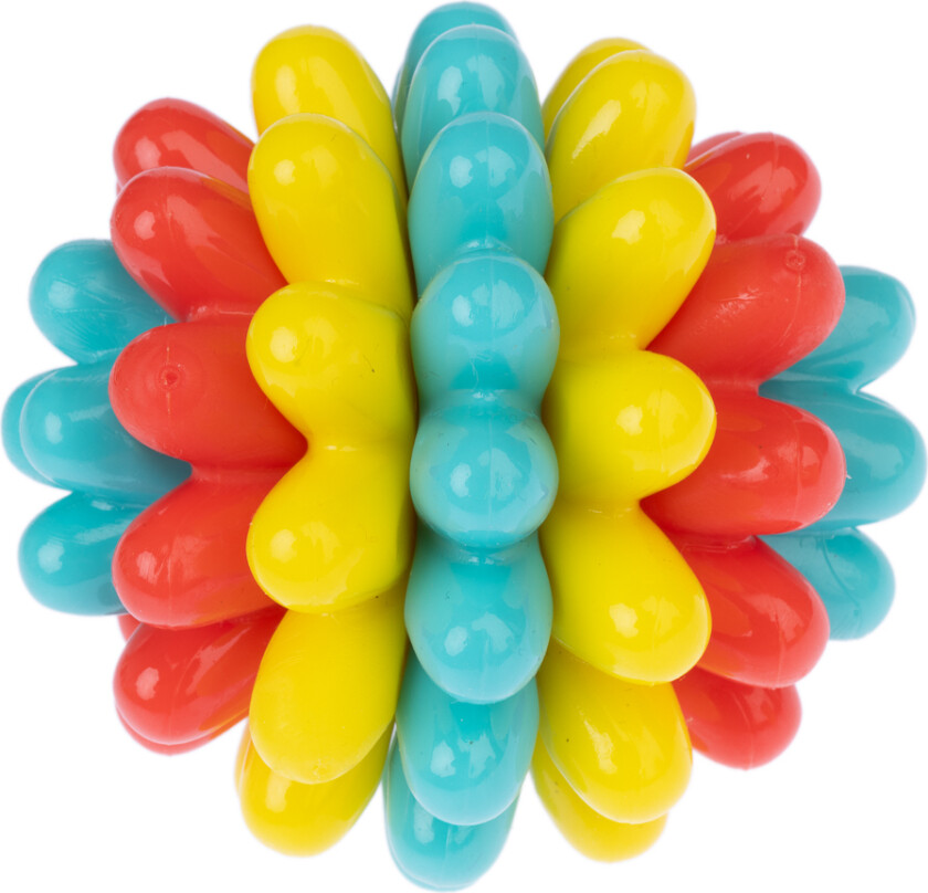 Fargerik tyggeleke i TPR - Ø 7,5 cm