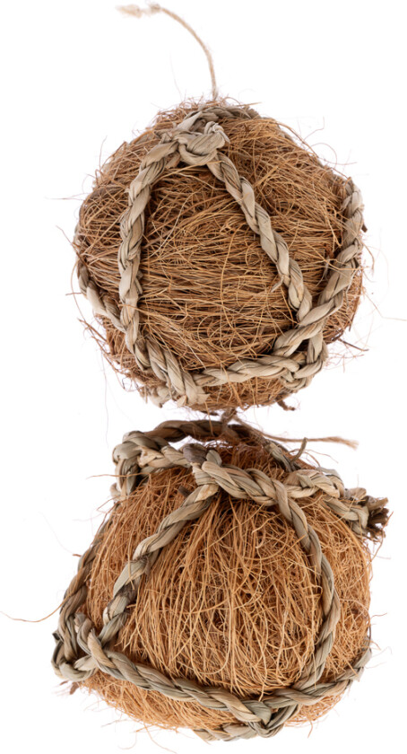 kokosfiberkuler - sett med 2 stk Ø 6 cm