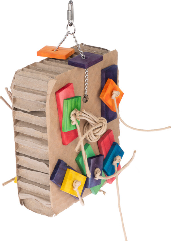 Fugleleketøy Shreddy Kartong  - L 15 x B 8 x H 23 cm