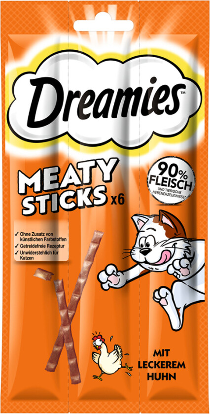 Meaty Sticks - Kylling (6 x 5 g)