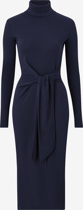Kjole CM 2x2 Rib-knit Dress - Blå