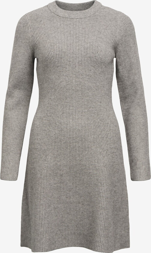 Kjole objViola LS RE Knit Dress Div - Grå