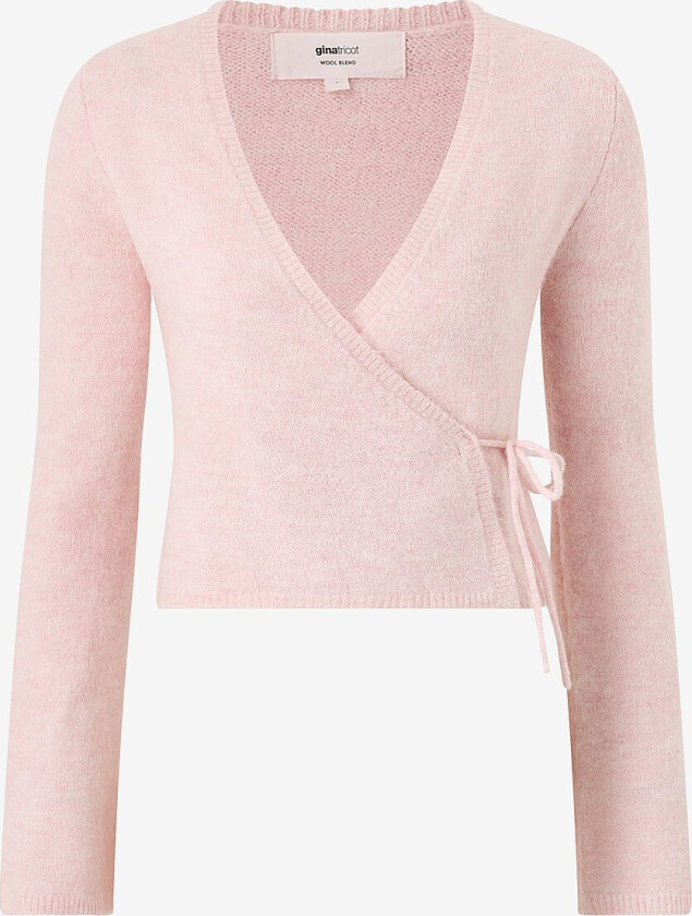 Kardigan Knitted Wrap Cardigan - Rosa