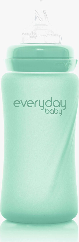 Tåteflaske Glass 240 ml, Mintgrønn - Tåteflasker & Tilbehør - Glass