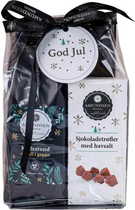 Vintergave Kaffestund 250g og sjokoladetrøfler havsalt 100g