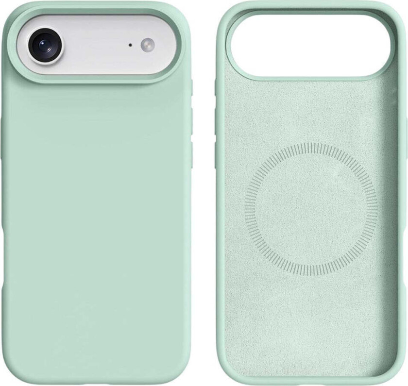 iPhone 17 Air 2-i-1 Silikon- og Hard Plast Deksel – MagSafe-kompatibelt – Lys Grønn