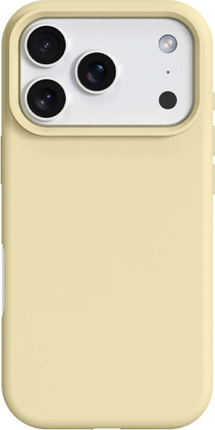 iPhone 17 Pro Max 2-i-1 Silikon- og Hard Plast Deksel – MagSafe-kompatibelt – Gul