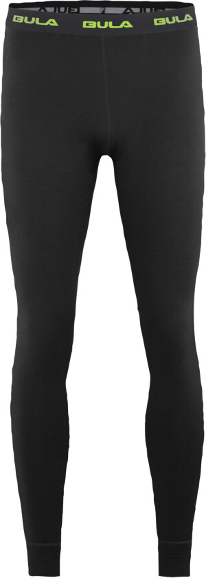 Bula Freeride Merino Wool Pants, ullongs junior BLACK