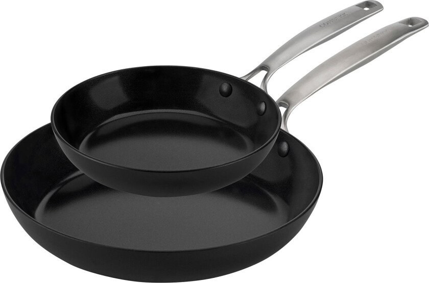 Stekepannesett 20 + 28 cm, svart