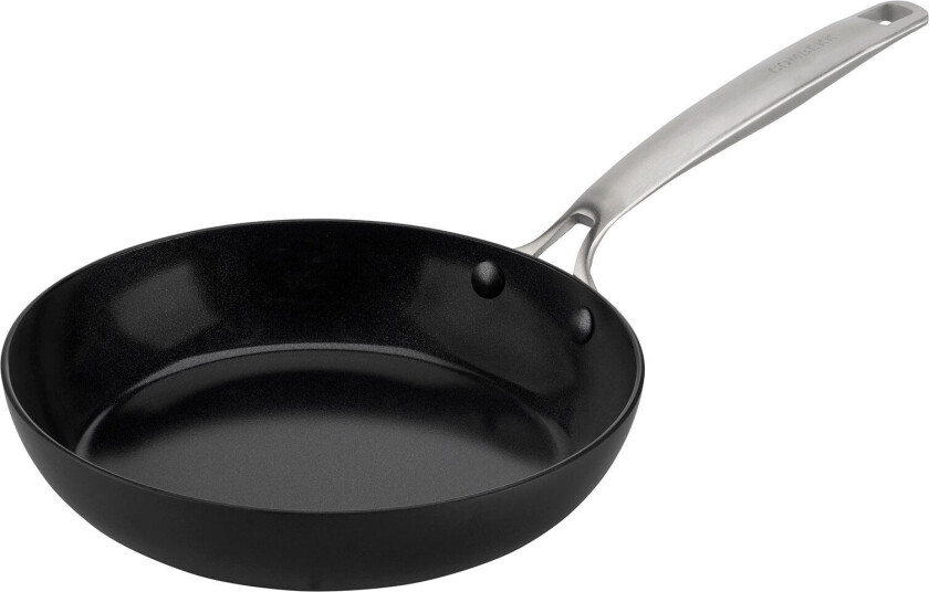 Stekepanne med stålhåndtak 24 cm, svart