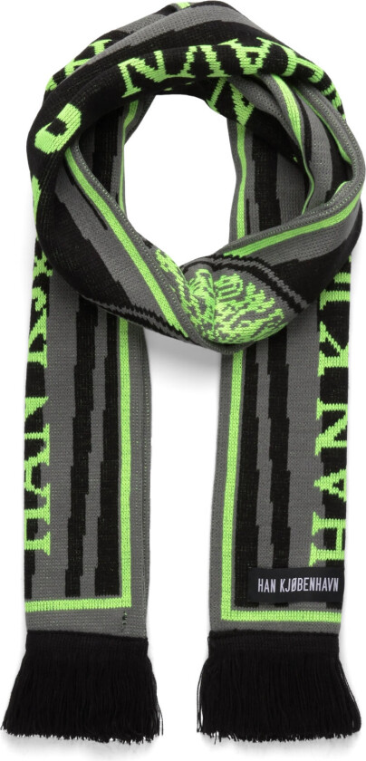 Hk Football Scarf - Green - ONE SIZE