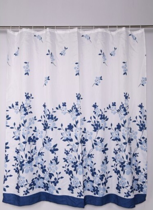 Lulet dusjforheng i polyester 180x200 cm