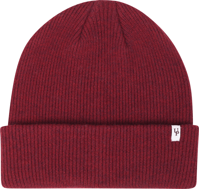 Emilio Beanie Wine One Size Basic lambswool beanie