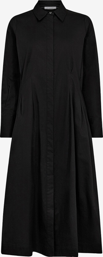 Skjortekjole PoppyCC Shirt Long Dress - Svart