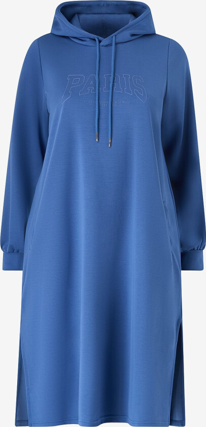 Sweatshirt-kjole Zh-mya 1034-pullover L/S - Blå