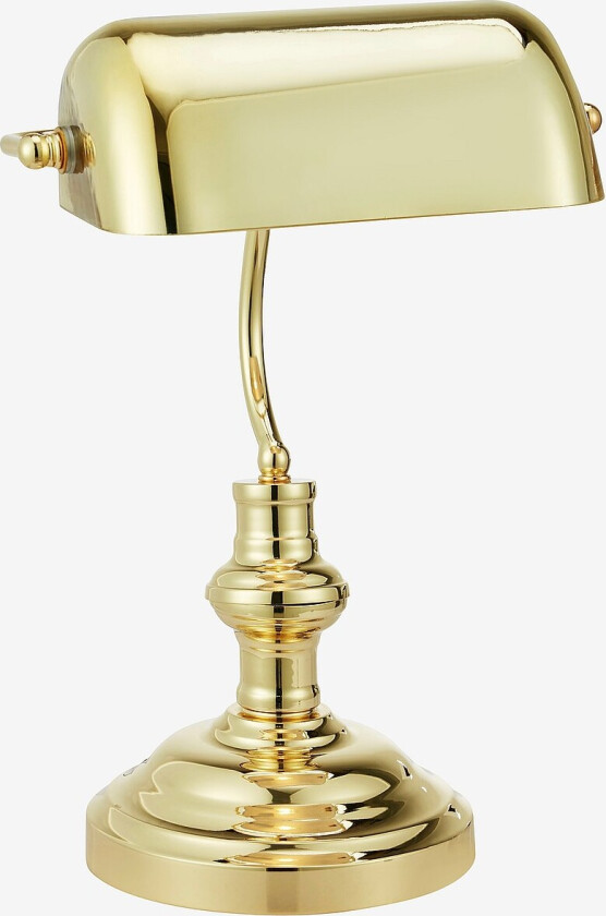 Bordlampe Bankers 42cm - Messing