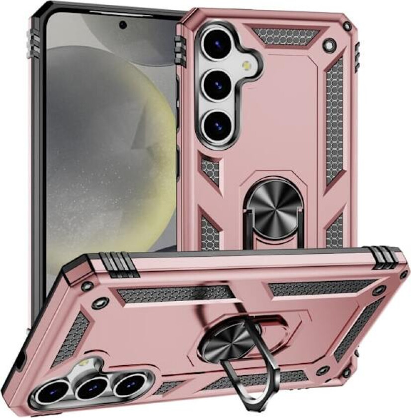 Bofink Combat Samsung Galaxy S25 deksel - Rose Gull