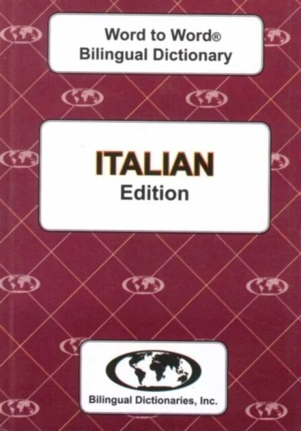 English-Italian & Italian-English Word-to-Word Dictionary av C. Sesma