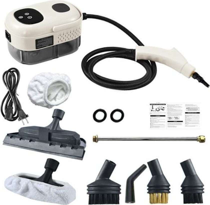 Dampvasker, Oppgradert 2500W Håndholdt Dampvasker, Høytrykksdamper for Rengjøring, Bærbar Dampvasker for