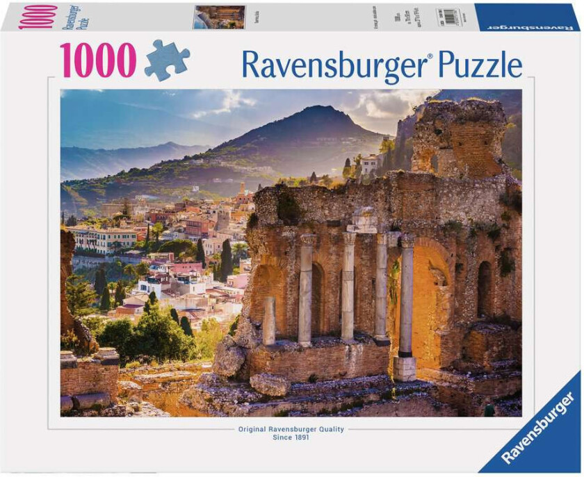 Puslespill - 1000 Brikker - Toarmina, Sicilia