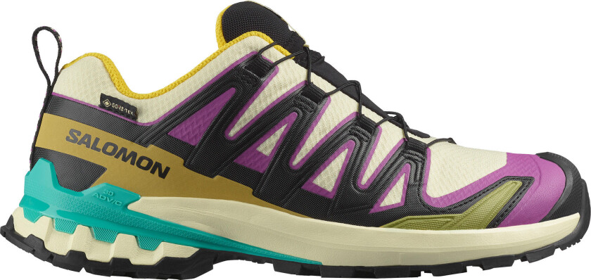 Women's Xa Pro 3d V9 Gore-tex Transparent Yellow/black / Waterfall 4