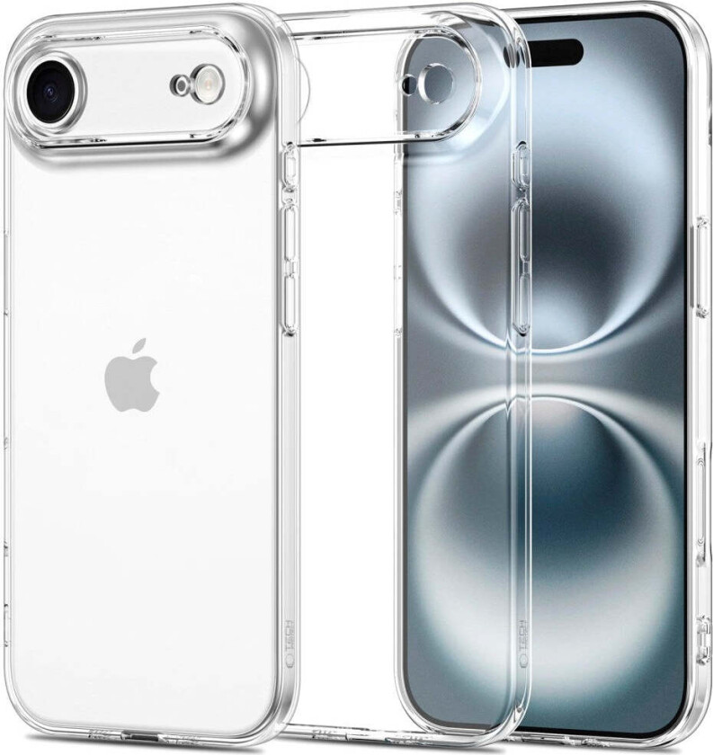 iPhone 17 Air Tech-Protect Flexair Fleksibelt Plast Deksel - Gjennomsiktig