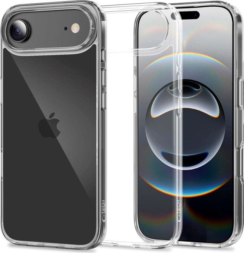 iPhone 17 Air Tech-Protect Flexair Hybrid Deksel - Gjennomsiktig