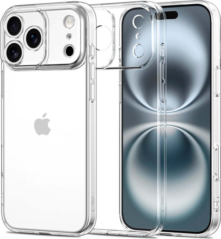 iPhone 17 Pro Tech-Protect Flexair Fleksibelt Plast Deksel - Gjennomsiktig