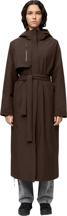 Åse Insulated Coat Java Jakke Brun Brun female XXS