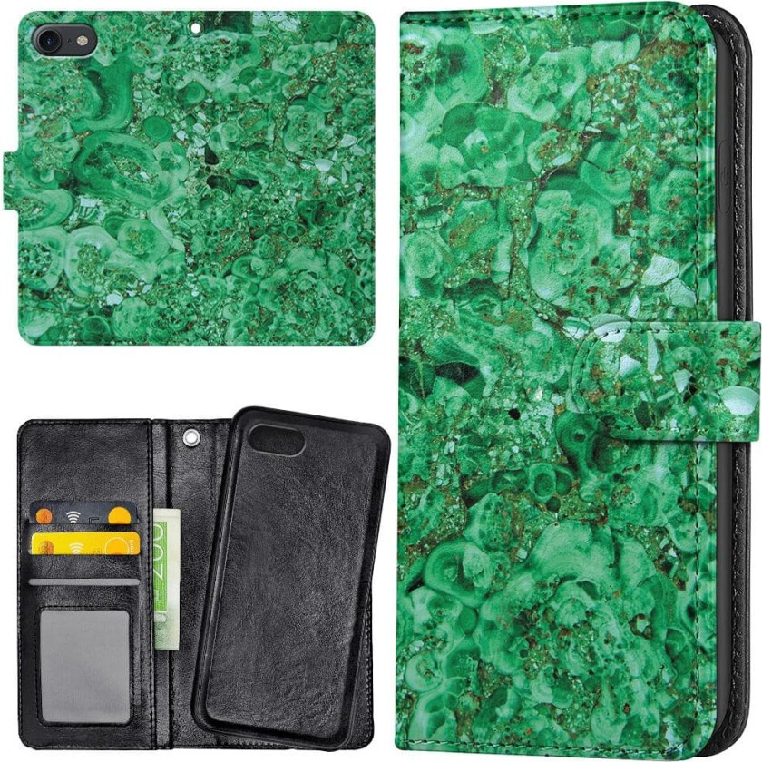 iPhone 7/8/SE - Lommebok Deksel Marmor