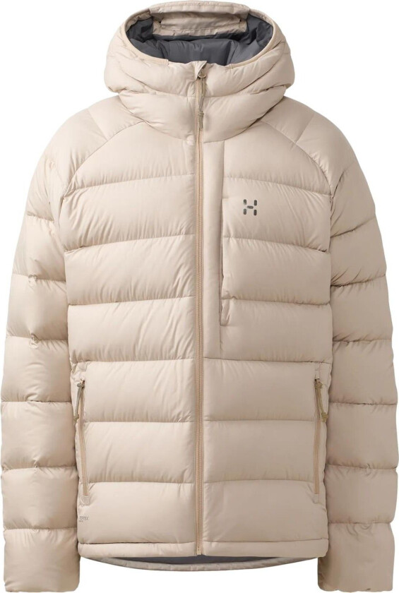 Rosson Down Hood Men Jakke Lys Beige Beige male L