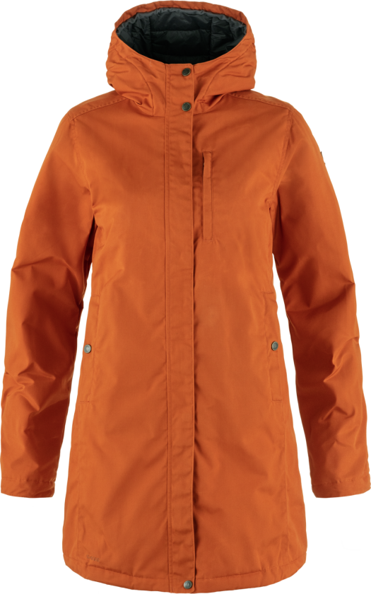 Women's Kiruna Padded Parka Terracotta Brown