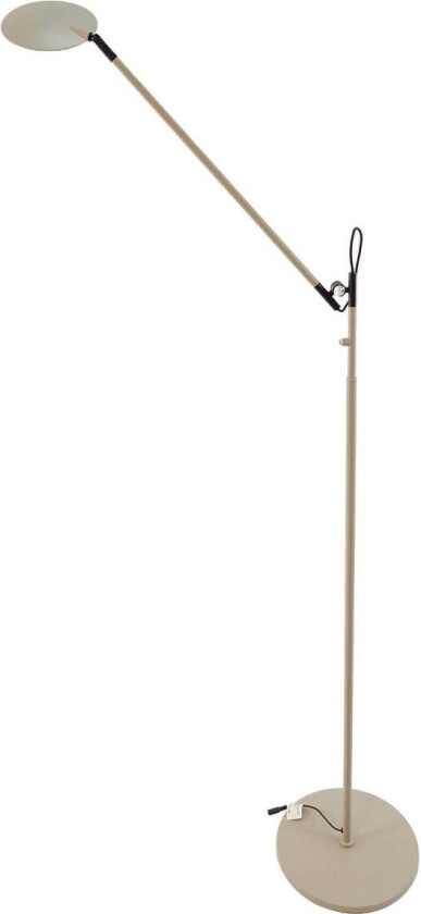 Orbit gulvlampe 7W 2700 Kelvin - Dimbar - Silke grå