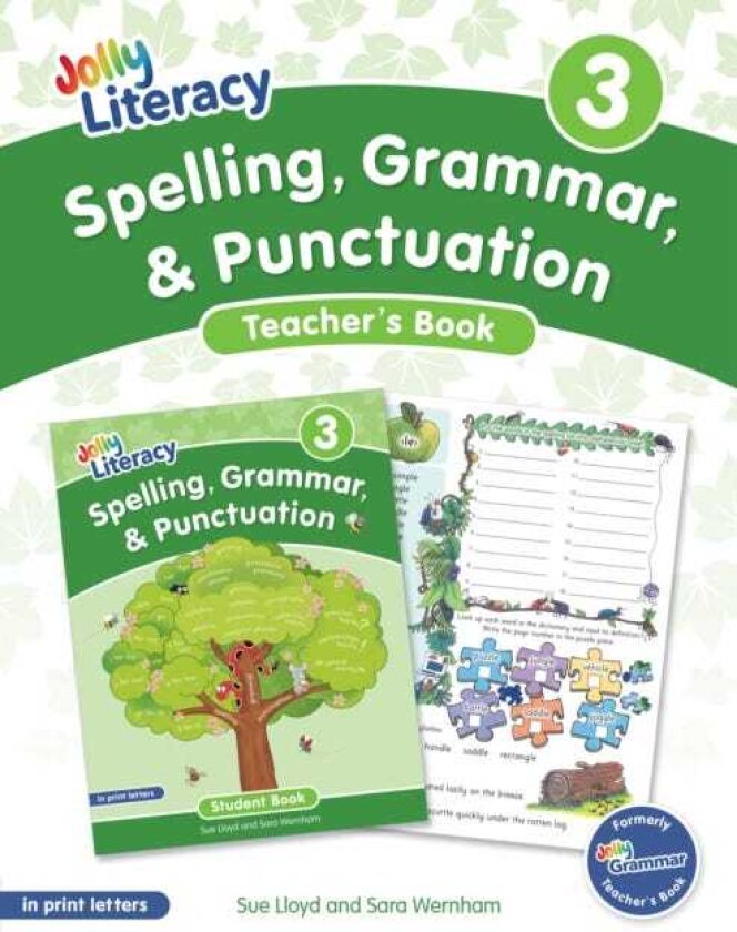 Spelling, Grammar, & Punctuation Teacher's Book 3 In Print Letters (American English edition)